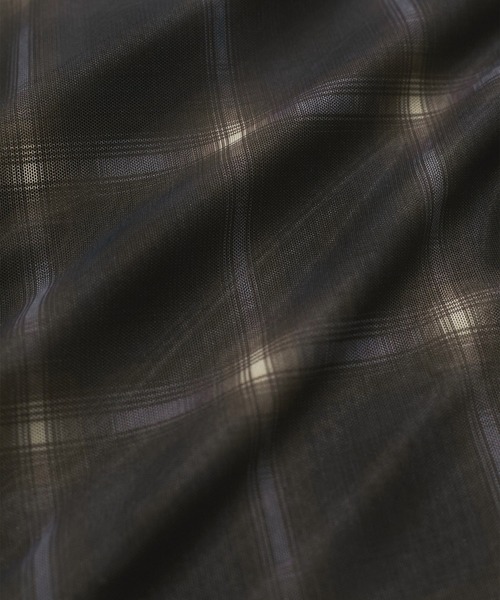 VIS（ビス）の「【洗える】チュールプリントチェックスカート（スカート・レディース・ブラウン系その他/ブラック系その他・FREE）」の5枚目の写真