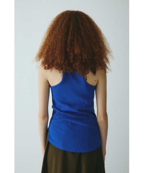 HeRIN.CYE（ヘリンドットサイ）の「American sleeve tank top　　アメリカンスリーブタンクトップ（タンクトップ・レディース・ブラック/ブルー/オフホワイト/レッド/ブラウン・FREE）」の8枚目の写真