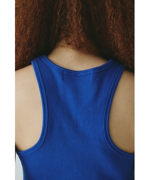 HeRIN.CYE（ヘリンドットサイ）の「American sleeve tank top　　アメリカンスリーブタンクトップ（タンクトップ・レディース・ブラック/ブルー/オフホワイト/レッド/ブラウン・FREE）」の10枚目の写真