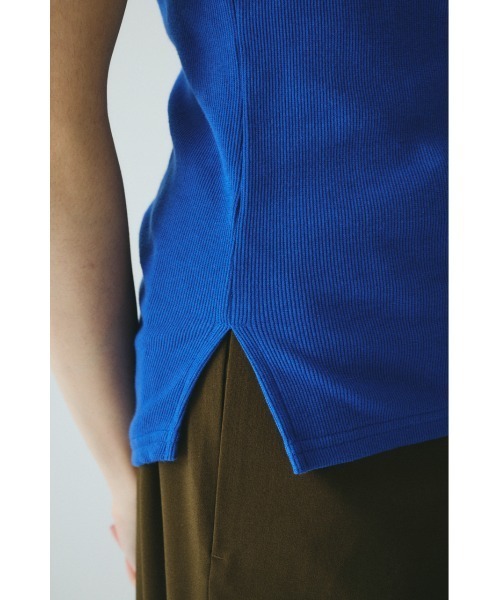 HeRIN.CYE（ヘリンドットサイ）の「American sleeve tank top　　アメリカンスリーブタンクトップ（タンクトップ・レディース・ブラック/ブルー/オフホワイト/レッド/ブラウン・FREE）」の12枚目の写真