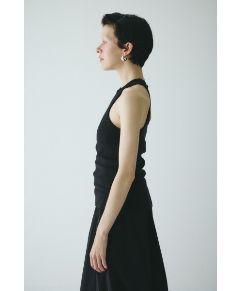 HeRIN.CYE（ヘリンドットサイ）の「American sleeve tank top　　アメリカンスリーブタンクトップ（タンクトップ・レディース・ブラック/ブルー/オフホワイト/レッド/ブラウン・FREE）」の17枚目の写真