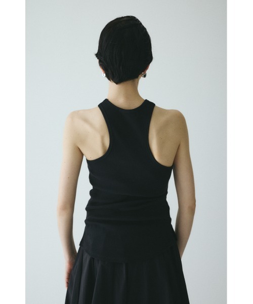 HeRIN.CYE（ヘリンドットサイ）の「American sleeve tank top　　アメリカンスリーブタンクトップ（タンクトップ・レディース・ブラック/ブルー/オフホワイト/レッド/ブラウン・FREE）」の18枚目の写真