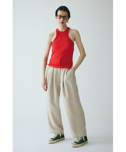 HeRIN.CYE（ヘリンドットサイ）の「American sleeve tank top　　アメリカンスリーブタンクトップ（タンクトップ・レディース・ブラック/ブルー/オフホワイト/レッド/ブラウン・FREE）」の22枚目の写真