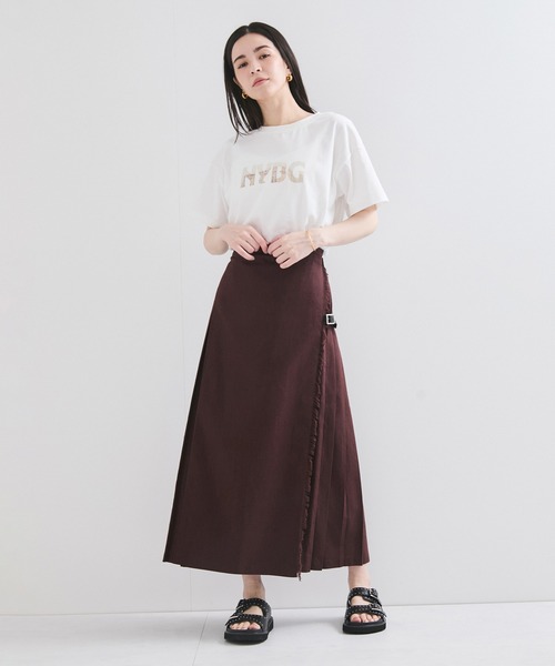 le cercle ADAM ET ROPE'(ルセルクルアダムエロペ)の「【NYBG】ガーデンロゴTシャツ(Tシャツ/カットソー・レディース・ホワイト系その他・S/M)」の10枚目の写真