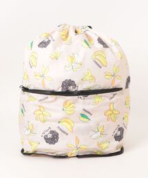 ScoLar | 652435：バナナ・蝶・くらげ 3柄展開パッカブルナップサック(バックパック/リュック)