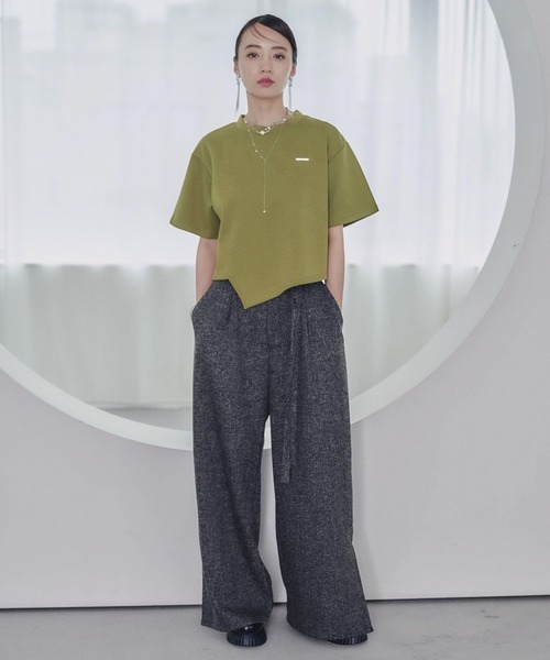 アシメカットTシャツ(HARE）（Tシャツ/カットソー）｜HARE（ハレ