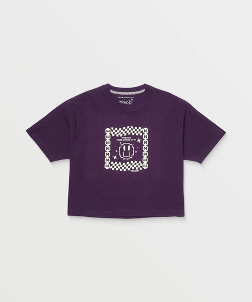 VOLCOM（ボルコム）の「【VOLCOM/ボルコム】 Filip Rygalski 1 T-shirt /蓄光フロントプリント半袖Tシャツ（Tシャツ/カットソー・レディース・パープル・LARGE/MEDIUM）」の4枚目の写真