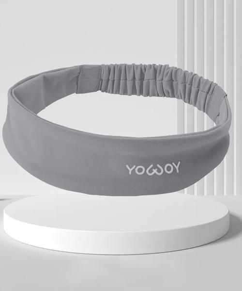 セール】レディース 英字ロゴフィットネスヘアバンド ［スポーツ/ヨガ