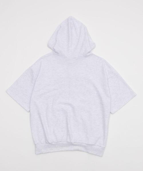 WOND(ウォンド)の「WOND/CALIFORNIAビッグSSパーカー(Tシャツ/カットソー・レディース・サックスブルー/グレー・FREE)」の14枚目の写真