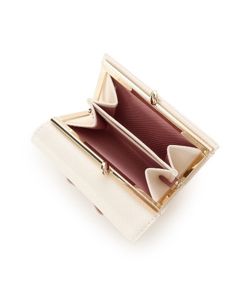 SAMANTHAVEGA(サマンサベガ)の「バイカラーアクセントリボン折財布(財布・レディース・ピンク/ホワイト/ライトブルー/ブラック・FREE)」の8枚目の写真