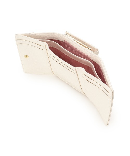 SAMANTHAVEGA(サマンサベガ)の「バイカラーアクセントリボン折財布(財布・レディース・ピンク/ホワイト/ライトブルー/ブラック・FREE)」の7枚目の写真