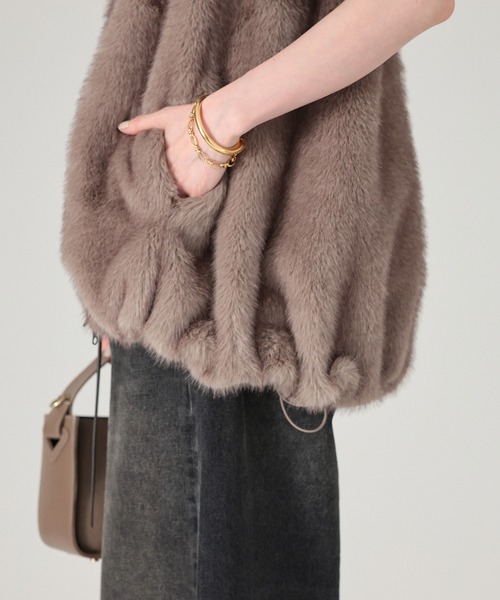 セール】フェイクファージレ（その他アウター）｜BABYLONE（バビロン