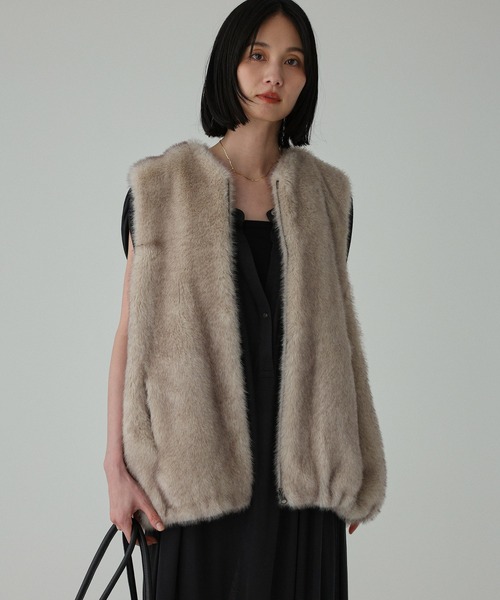 セール】フェイクファージレ（その他アウター）｜BABYLONE（バビロン