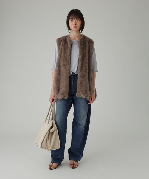 セール】フェイクファージレ（その他アウター）｜BABYLONE（バビロン