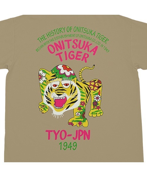 Onitsuka Tiger(オニツカタイガー)の「OVERSIZED GRAPHIC TEE / オーバーサイズドグラフィックティー(Tシャツ/カットソー・レディース・パープル系その他/グリーン系その他/ベージュ/ホワイト/ネイビー・XS/S/M/L/XL)」の18枚目の写真