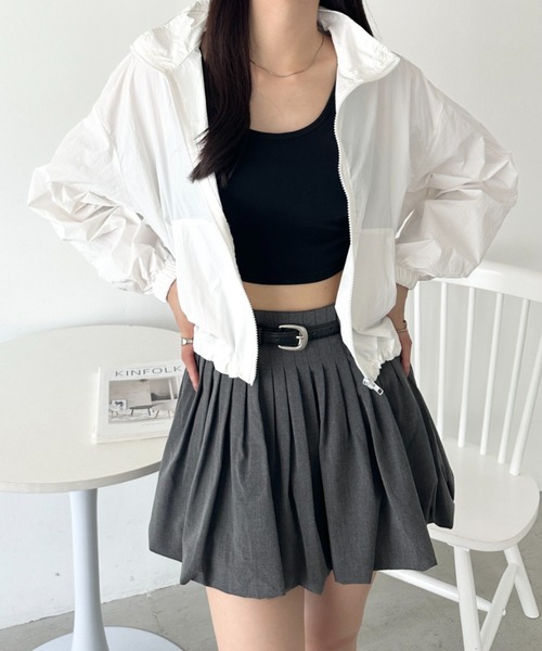 wears(ウェアーズ)の「レースラインナイロントラックブルゾン(ジャージ・レディース・ブラック/ネイビー/ホワイト・FREE)」の8枚目の写真
