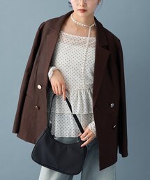新品未使用　mysticテーラードジャケット 楽天市場】【SALE／65%OFF】【mystic】モールチェックテーラーJK