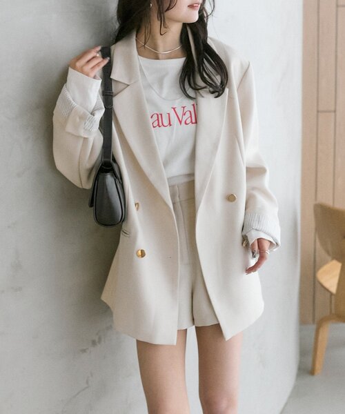 mystic（ミスティック）の「金ボタンテーラードジャケット