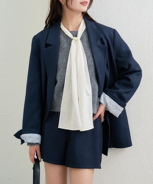 2026SS新色IVO / BEI 》【SET UP着用◎/アウターの中にも着込める