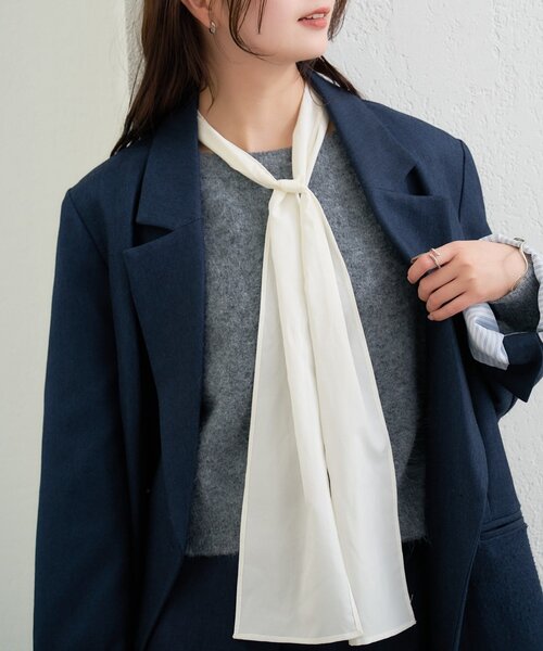 mystic（ミスティック）の「《2026SS/ IVOとBEIが登場！ 》【SET UPスタイルにも◎/アウターの中にも着込める◎】金ボタンテーラードジャケット（テーラードジャケット・レディース・ブラウン/イエロー/ネイビー/ベージュ/アイボリー・FREE）」の17枚目の写真