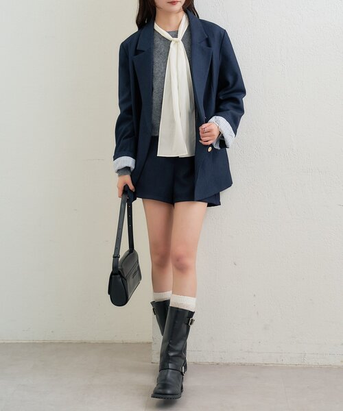 2026SS新色IVO / BEI 》【SET UP着用◎/アウターの中にも着込める