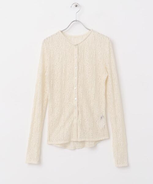 URBAN RESEARCH ROSSO WOMEN(アーバンリサーチ ロッソ)の「ラメレースカットソー(Tシャツ/カットソー・レディース・アイボリー/ブラック・FREE)」の10枚目の写真