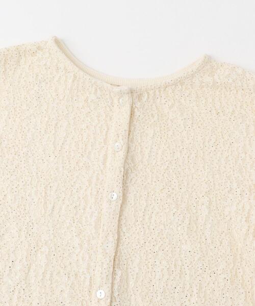 URBAN RESEARCH ROSSO WOMEN(アーバンリサーチ ロッソ)の「ラメレースカットソー(Tシャツ/カットソー・レディース・アイボリー/ブラック・FREE)」の11枚目の写真