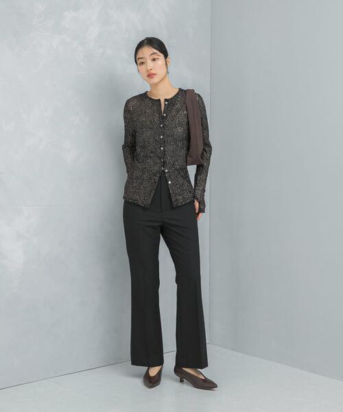 URBAN RESEARCH ROSSO WOMEN(アーバンリサーチ ロッソ)の「ラメレースカットソー(Tシャツ/カットソー・レディース・アイボリー/ブラック・FREE)」の18枚目の写真