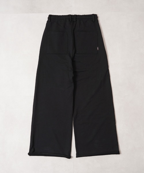 Laufer（ロイファー）の「【Laufer】ベルトループ付き カットオフ ワイドストレート スウェットパンツ / Cut-off wide straight sweatpants（スウェットパンツ・メンズ・ブラック/グレー・S/M/L）」の20枚目の写真