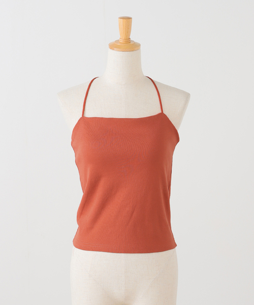 JOURNAL STANDARD（ジャーナルスタンダード）の「フライスバッククロスストラップインナー（カップ付き）（キャミソール・レディース・ラスタ/ホワイト/ブラック・FREE）」の3枚目の写真