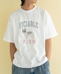 ムーブアイアニマル刺繍Tシャツ