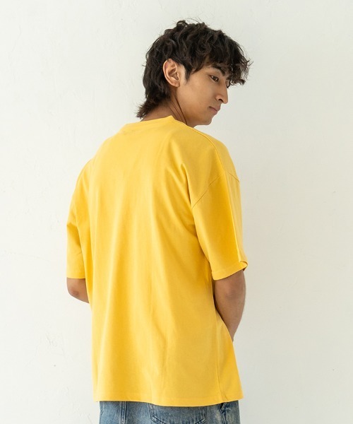 Quash(クアッシュ)の「ムーブアイアニマル刺繍Tシャツ(Tシャツ/カットソー・メンズ・ホワイト系その他/イエロー/ホワイト/ネイビー/ブラック/グリーン・LARGE/MEDIUM)」の8枚目の写真