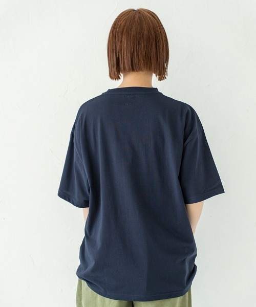 Quash(クアッシュ)の「ムーブアイアニマル刺繍Tシャツ(Tシャツ/カットソー・メンズ・ホワイト系その他/イエロー/ホワイト/ネイビー/ブラック/グリーン・LARGE/MEDIUM)」の11枚目の写真