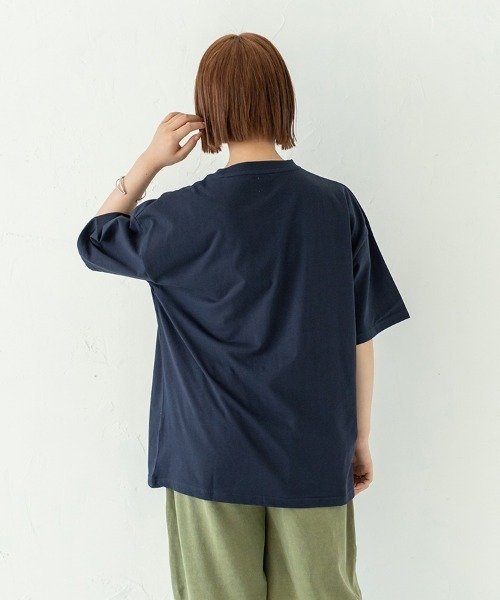 Quash(クアッシュ)の「ムーブアイアニマル刺繍Tシャツ(Tシャツ/カットソー・メンズ・ホワイト系その他/イエロー/ホワイト/ネイビー/ブラック/グリーン・LARGE/MEDIUM)」の16枚目の写真