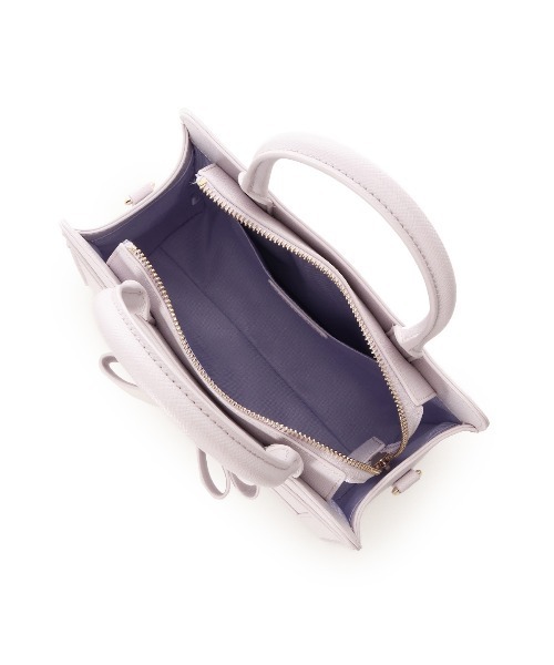 SAMANTHAVEGA(サマンサベガ)の「バイカラージュエルリボンハンドバッグ(ハンドバッグ・レディース・ホワイト/ラベンダー/ブラック・FREE)」の20枚目の写真