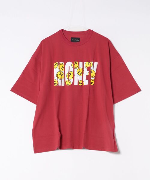 DANKE SCHON（ダンケシェーン）の「【WEB&DEPOT限定】DankeSchon/ダンケシェーン/s/s Tee/MONEY/半袖Tシャツ（Tシャツ/カットソー・レディース・ホワイト/ブラック/レッド・M/S/L）」の3枚目の写真