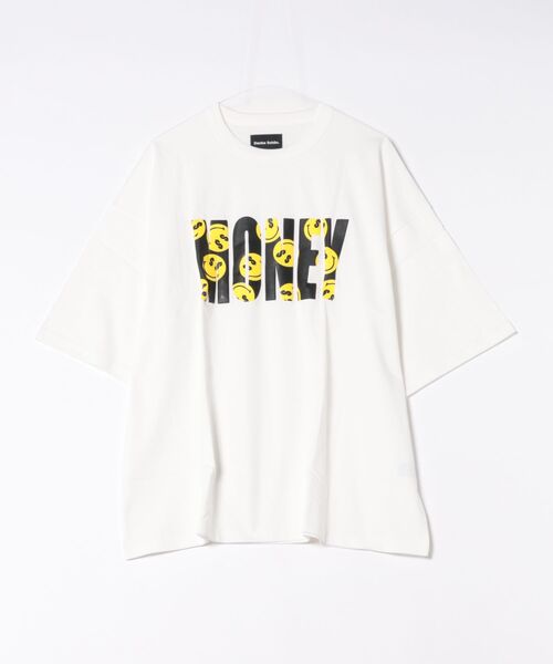 DANKE SCHON（ダンケシェーン）の「【WEB&DEPOT限定】DankeSchon/ダンケシェーン/s/s Tee/MONEY/半袖Tシャツ（Tシャツ/カットソー・レディース・ホワイト/ブラック/レッド・M/S/L）」の2枚目の写真