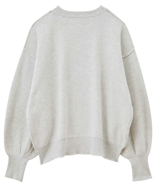 U.S. POLO ASSN.（ユーエスポロアッスン）の「GeeRA別注【U.S. POLO ASSN.】ユーエスポロアッスン　ワンポイント刺繍スウェットライクニット（ニット/セーター・レディース・レッド/オートミール/グレー/ブラック・SMALL/MEDIUM/LARGE/X-LARGE）」の9枚目の写真