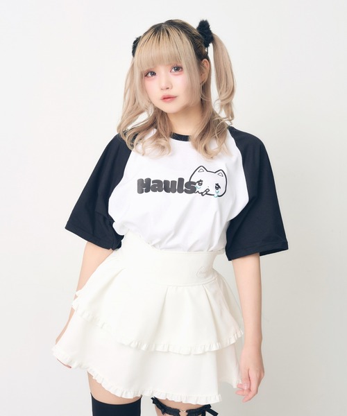 Hauls(ハウルズ)の「シンプルらぐらんTEE(Tシャツ/カットソー・レディース・ホワイト・X-LARGE)」の2枚目の写真