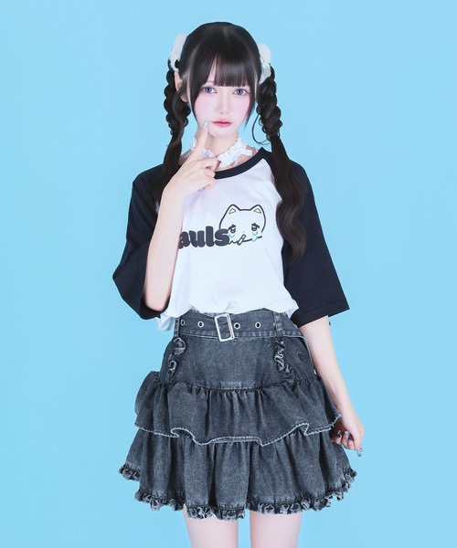 Hauls(ハウルズ)の「シンプルらぐらんTEE(Tシャツ/カットソー・レディース・ホワイト・X-LARGE)」の11枚目の写真