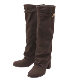 dazzlin | ベルトラウンドロングブーツ(ブーツ)