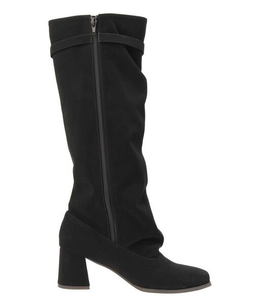 dazzlin（ダズリン）の「ベルトラウンドロングブーツ（ブーツ・レディース・アイボリー/ブラック/ブラウン・MEDIUM/LARGE）」の4枚目の写真