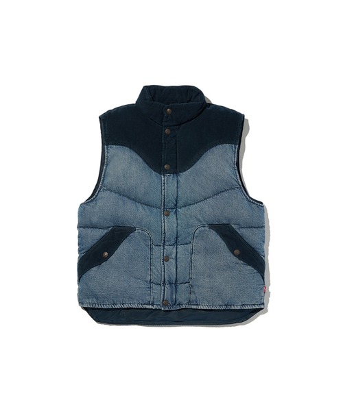 Levi's（リーバイス）の「Levi's/リーバイス ワイルド ウェスト ベスト（ダウンベスト・メンズ・インディゴブルー・XL/L/M/S）」の2枚目の写真