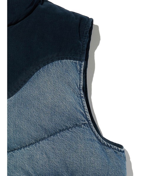 Levi's（リーバイス）の「Levi's/リーバイス ワイルド ウェスト ベスト（ダウンベスト・メンズ・インディゴブルー・XL/L/M/S）」の5枚目の写真