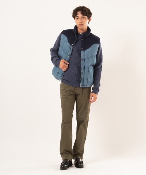 Levi's（リーバイス）の「Levi's/リーバイス ワイルド ウェスト ベスト（ダウンベスト・メンズ・インディゴブルー・XL/L/M/S）」の11枚目の写真