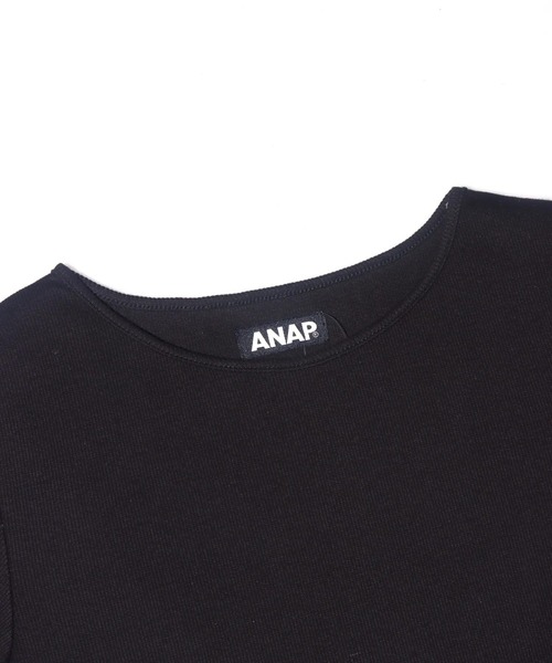 ANAP(アナップ)の「サイド レースアップ リボン リブ トップス Tシャツ(Tシャツ/カットソー・レディース・ホワイト/ブラック/グレー・FREE)」の17枚目の写真