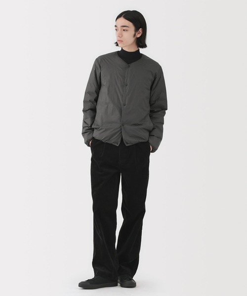 無印良品(ムジルシリョウヒン)の「紳士 軽量ダウンポケッタブルノーカラージャケット(その他アウター・メンズ・ライトグレー系/ダークグレー/ブラック・S/M/L/XL)」の18枚目の写真