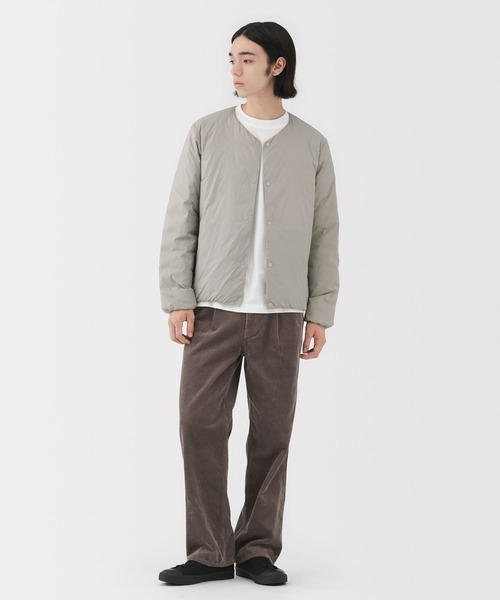 無印良品(ムジルシリョウヒン)の「紳士 軽量ダウンポケッタブルノーカラージャケット(その他アウター・メンズ・ライトグレー系/ダークグレー/ブラック・S/M/L/XL)」の16枚目の写真