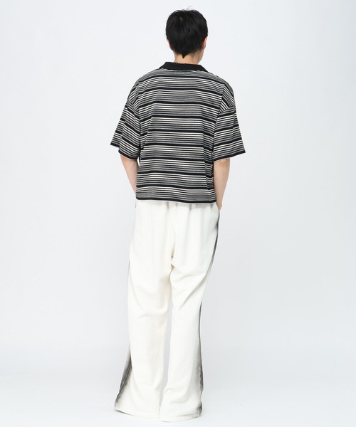 3.3 Field Trip (3.3フィールドトリップ)の「3.3 Field Trip/マルチボーダーカラーT(Tシャツ/カットソー・メンズ・ブラック/ボルドー・LARGE/MEDIUM)」の17枚目の写真