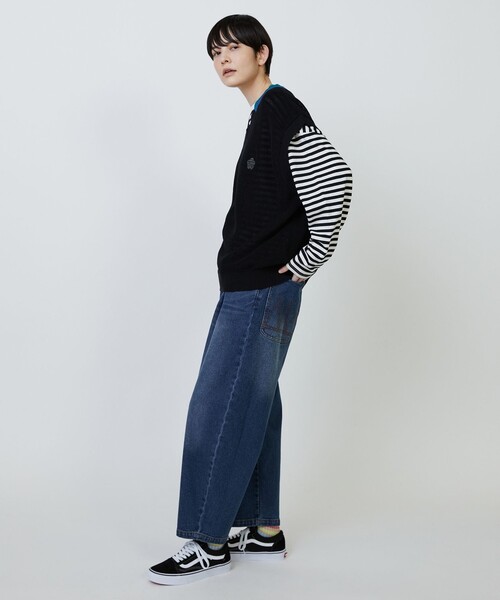 FRAPBOIS(フラボア)の「ニットベスト(ベスト・レディース・ブラック/グリーン・1/2)」の20枚目の写真